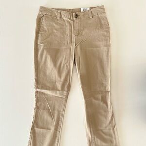 NWT - Style & Co. Women’s Chino Boot Cut Mid Rise Tan Beige Jeans Size 4